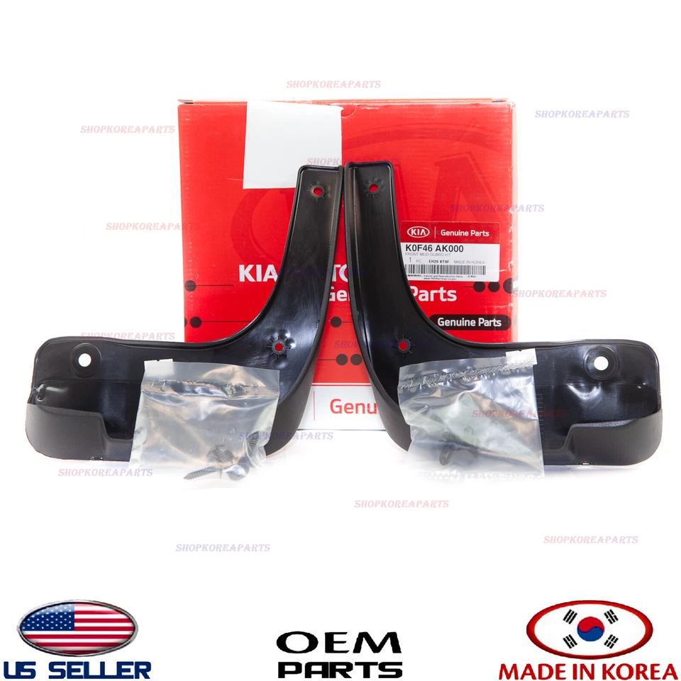 Protectores de barro genuinos aletas protector contra salpicaduras DELANTERO 2 piezas ⭐OEM⭐ KIA SOUL 2020-2022 Foto 3 de 4