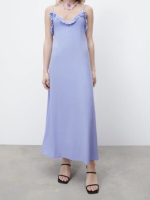 knee length dresses for ladies Zara main image 1