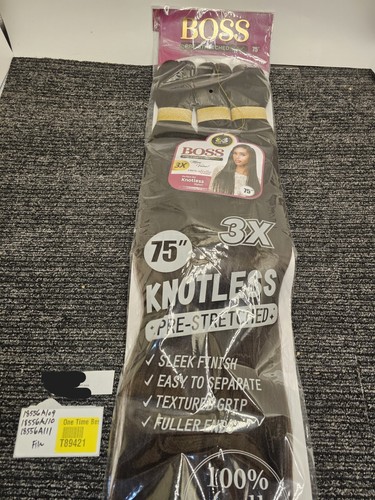 (QTY 2) Bobbi Boss HB003 Pre-Stretched 75" Knotless Sleek Finish Textured Grip - Picture 11 of 11