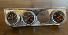 Vintage Gauge Street Rod Muscle Car Rat Oil Battery Temp Vac Pod Dashboard