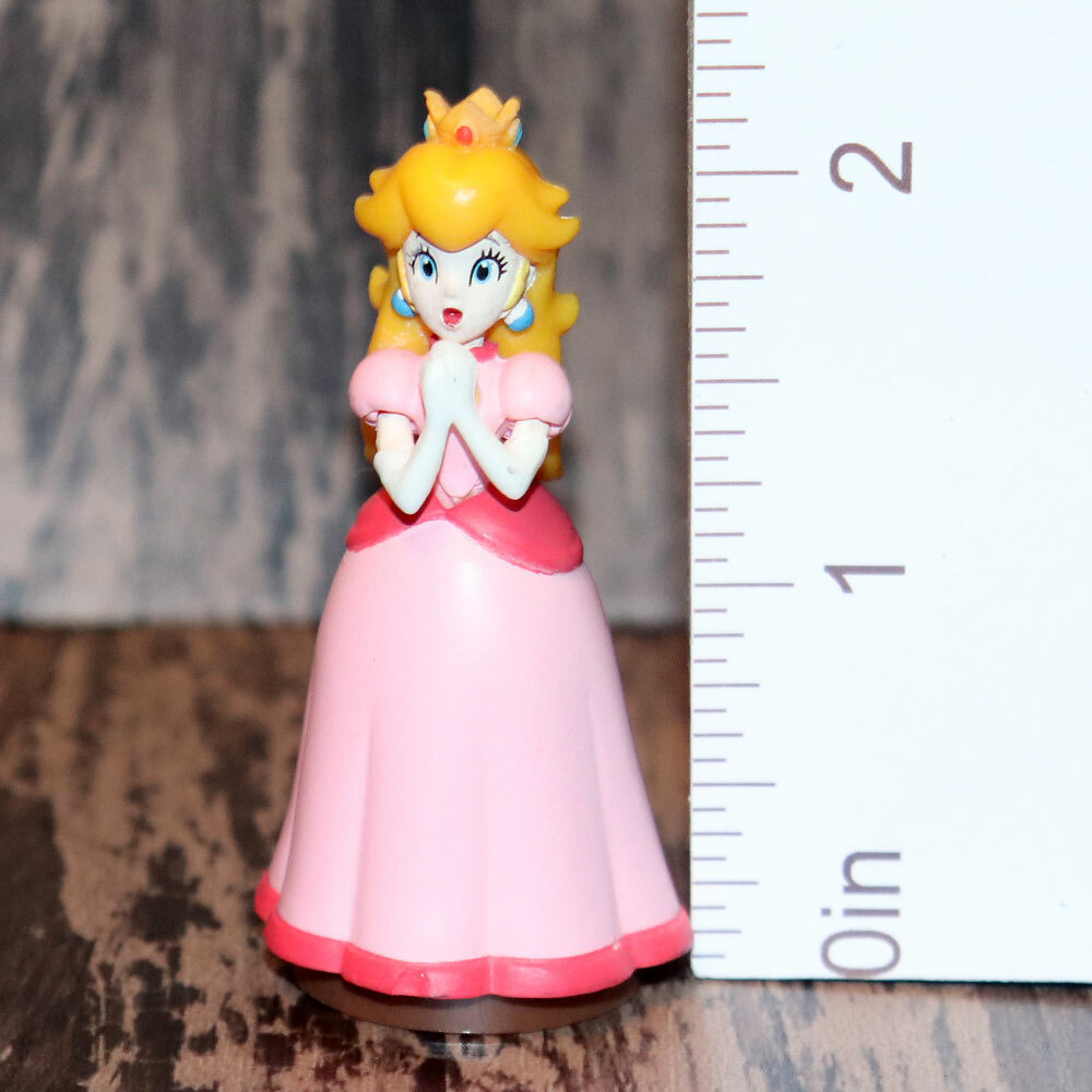 【チョコメルさま】vintage statue ❀ クリアドームと マリアさま CHOCO EGG SUPER MARIO Bros. Wii U Princess Peach 2013 Furuta