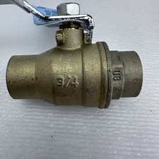  Lot of 2 Apollo Valves 94Alf-204-01A 3/4" Sweat Brass Ball Valve Inline