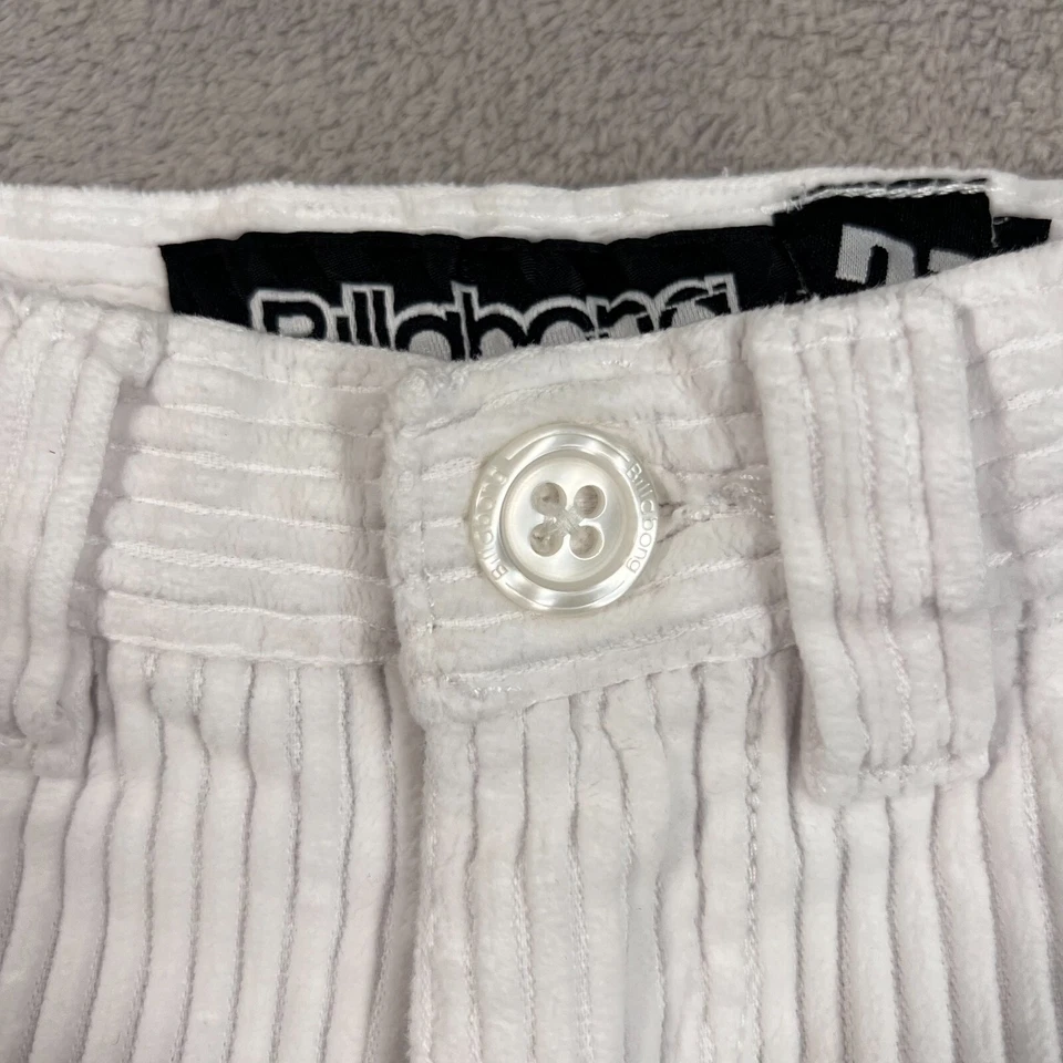 Pantalones Cortos Billabong Niños Talla 27 Cintura Blanco Pana Clásico Vintage Estilo Surf Foto 3 de 4
