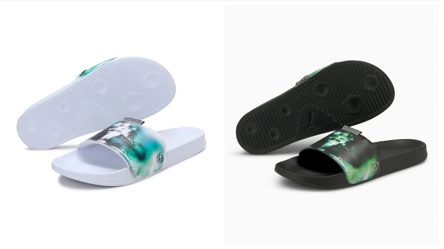 Puma Unisex Pantofole Sandali da Spiaggia Mercedes F1 Graphic Leadcat FTR Slides