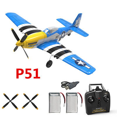 2.4G 4CH RC Airplane P51 Fighter Fixed Wing 6-Axis Gyro Aerobatic RTF Glider