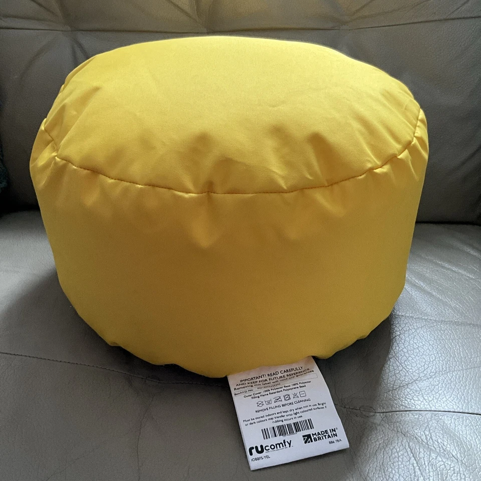 rucomfy Childrens Bean Bag | Kids Characters | Footstool | Pouffes |Yellow — 第 3/3 张图片