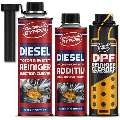 ORIGINAL SYPRIN Set completo pulitore, additivo e protezione DPF diesel originale Syprin DPF