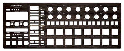 Overlay (Full Size, ''dark wood'') für Arturia Beatstep Pro (Firmware 2.0)