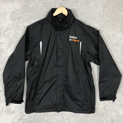 Regatta ISOTEX Jacket L Large Black Embroidered Bolton At Home Branded  Full Zip