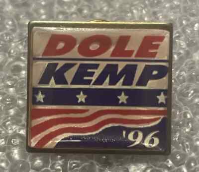 Vintage Rare - Dole / Kemp Wyoming Lapel Pin / Red White Blue  96