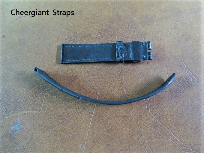 Cartier Tank Francais crocodile strap watch band MIT Cheergiant straps卡地亞鱷魚皮錶帶訂製 eBay