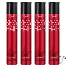 Big Sexy Hair Spray & Stay Intense Hold Hairspray, 9oz. (4CANS)