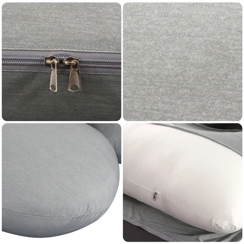 Pregnancy Pillow Full Body Maternity Women U/J-Shape Side Sleeper Support Pillow - Picture 116 of 129