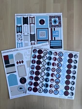 SEI S.E.I Grandpa's Attic Scrapbook Embellishments 12 x 12 Stickers and Tags