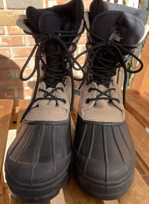 Itasca Women s Boot Tundra Thermolite Waterproof Hiking Size 7 Black & Tan