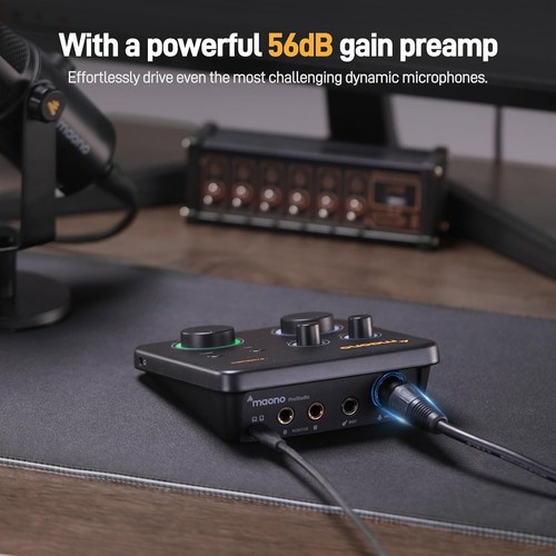 MAONO USB Audio Interface for PC: Interface with XLR Input 24-bit/192kHz Rout... - Picture 5 of 9