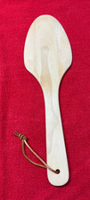 15" long Wood Paddle with Leather Cord