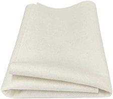 100 Merino Wool Craft Felt - Natural OFFWHITE 18" X 18" Sheet 