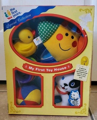 VERY RARE VTG 1998 The First Years ''My First Toy House'' Boxset Baby Einstein