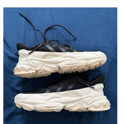 Black and Off-White Adidas Ozweego TR Sneakers
