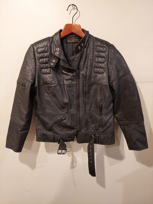 Vintage Harley Davidson Hein Gericke Leather Jacket Size 42 - VTG 80s - Black