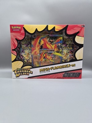 Pokémon Erhabene Helden | Mega-Flambirex ex Kollektion | Deutsch | NEU OVP DE