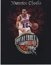 MAURICE MO CHEEKS Signed Philadelphia 76ers Basketball NBA 8 x 10 Photo SIXERS