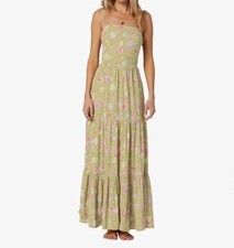 Billabong Riviera Romance Maxi Dress Green Envy