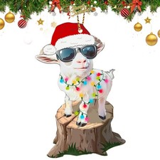 Funny Christmas Ornaments 2025, Goat Christmas Ornament, Goat Christmas Decorati
