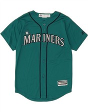 Majestic Jungen Seattle Mariners Trikot Oberteil 10-11 Jahre Medium grün AH09