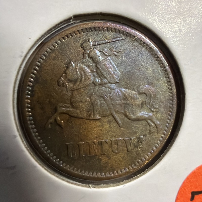1936 LITHUANIA 2 CENTAI Ty127