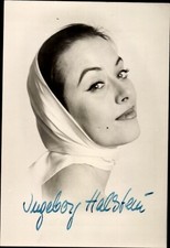 Ak Opernsängerin Ingeborg Hallstein, Portrai...