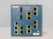 Cisco IE 3000 8-Port 100Mb/s Switch With Power Module Converter P/N: IE-3000-8TC