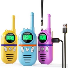 Talkie Walkie Enfants Rechargeable, 48 Heures de Temps de Travail, Longue Por...