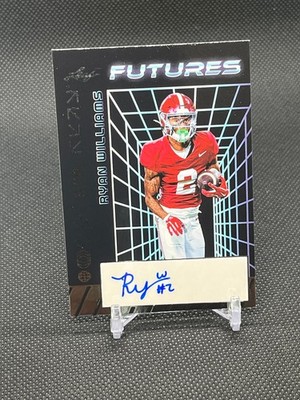 2024 Leaf Futures Silver #/149 Ryan Williams Rookie RC Auto Alabama