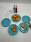 Vtg Barbie Dollhouse Cookies & Milk Food Accessory