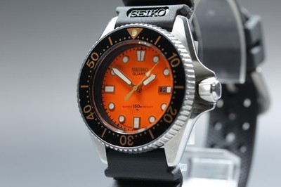 Vintage 1983 [Exc+5] SEIKO Diver 150m 2625-0010 Orange 33mm Unisex