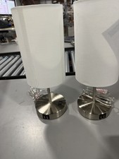 SMALL TOUCH TABLE LAMPS SET OF 2-3-WAY DIMMABLE, USB A C CHARGING, AC FENMZEE