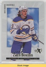 2023-24 Skybox E-X 2000 Rookies White Rainbow Credentials Zach Benson READ 06cs
