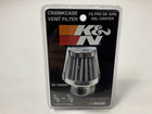 K&N 62-1600Wt Crankcase Vent Filter / Breather, Clamps On 3/8"-1/2" Tubing