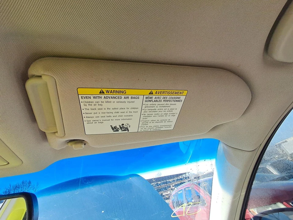 Used Right Sun Visor fits: 2010 Infiniti G37 illuminated 4 Dr Sdn Right Grade A - Изображение 2 из 4