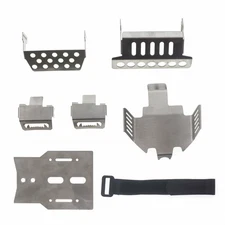 Metal Chassis Armor Guard Axle Plate Set For 1/10 Traxxas TRX-4 RC Upgrade Parts