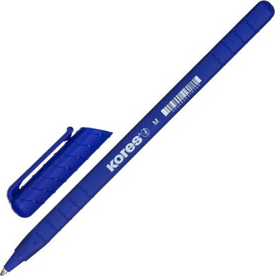 24 bis 36x Kores Einweg-Kugelschreiber K-Pen Super Slide K0, blau BIS 21% RABATT