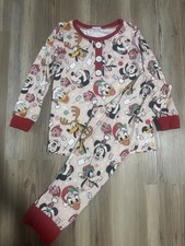 Mickey  Friends Kids Pajamas Sz 6/7