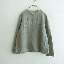 Lisette Linen Cotton Twill Shirt Jacket Size 38