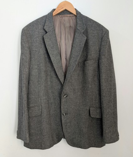 Crombie, Giacca blazer vintage CROMBIE in tweed su misura