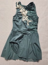 Weissman Lyrical or Contemporary Sage Green Dance Costume Size Small Child