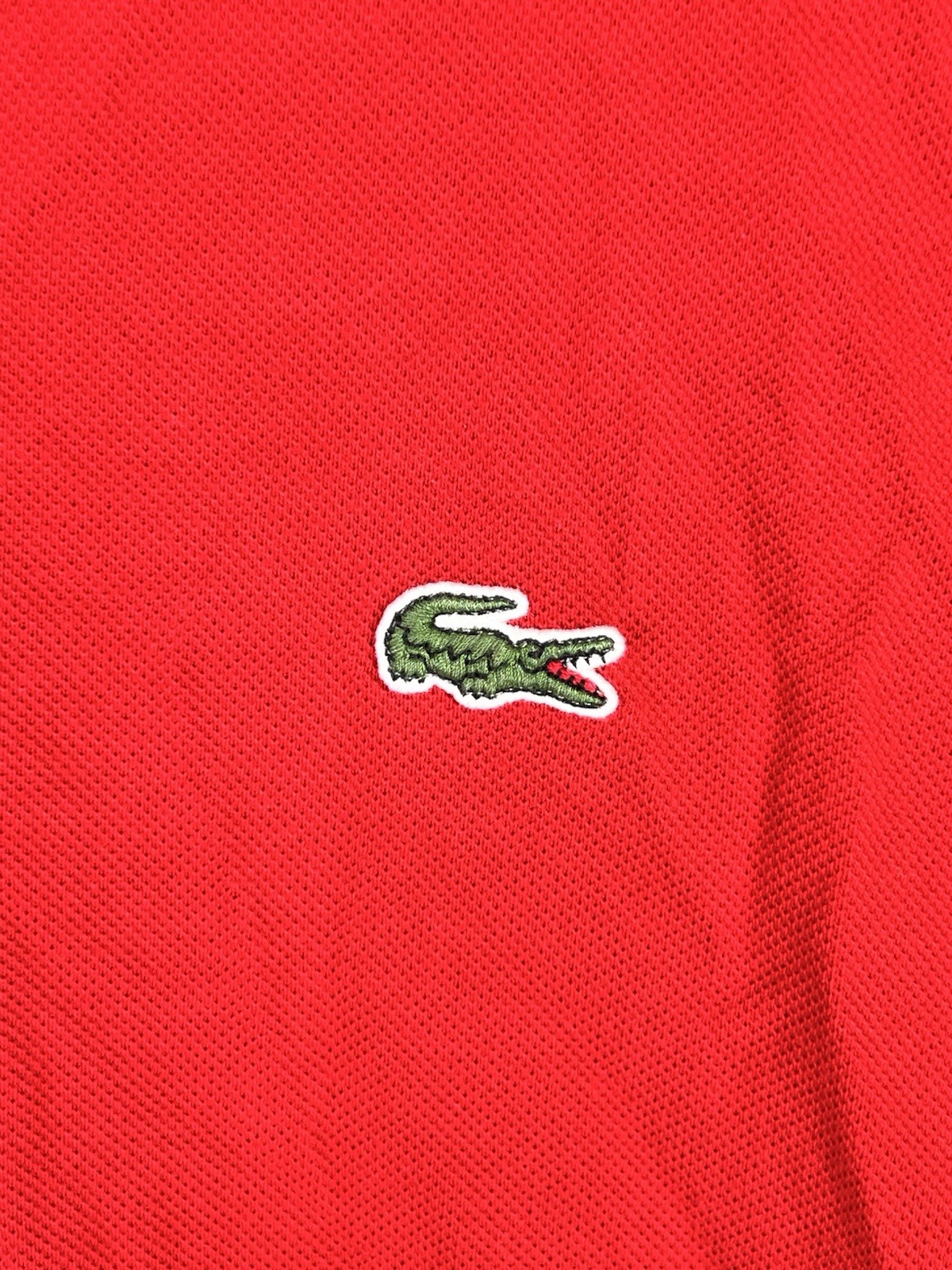 Lacoste Polo Shirt Men's 8 US 3XL Red Short Sleeve T-Shirt Casual thumbnail 3