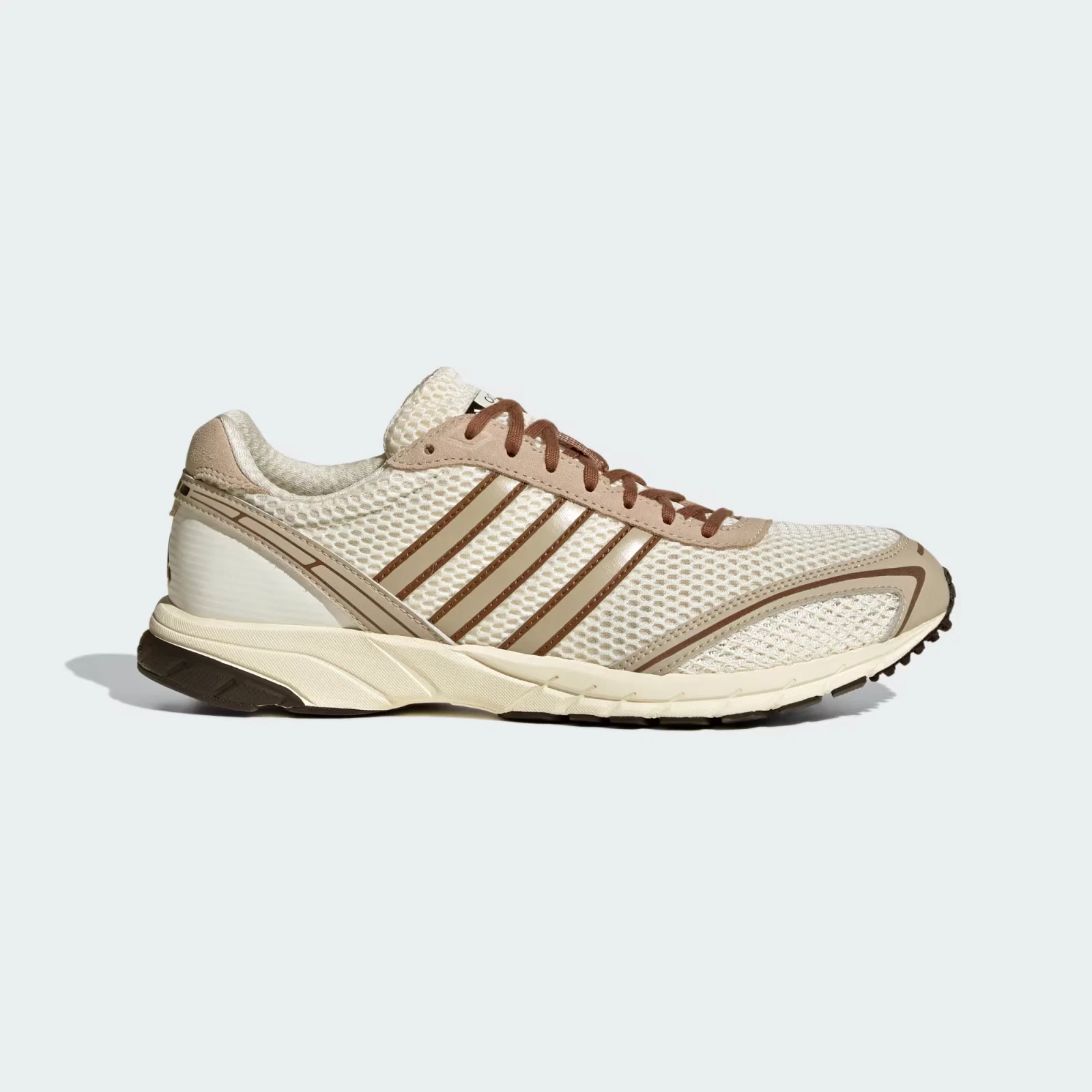 Adidas Originals Adizero Adios OG Shoes in Off White/Wonder Beige/Cream white