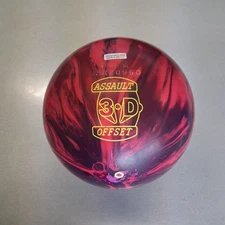 Hammer 3-D Offset Assault PRO CG  bowling ball 16 LB  new ball in the box  #096